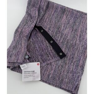 Lululemon Vinyasa Scarf Space Dye Pink Purple Snap Wrap LW9M67S NWT